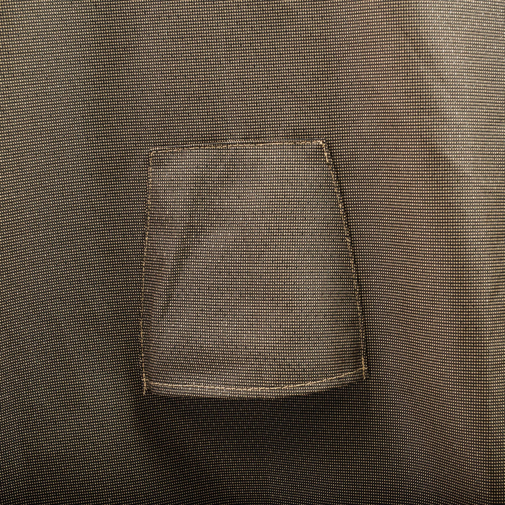 Black and Tan Patio Table Ottoman Cover X42422