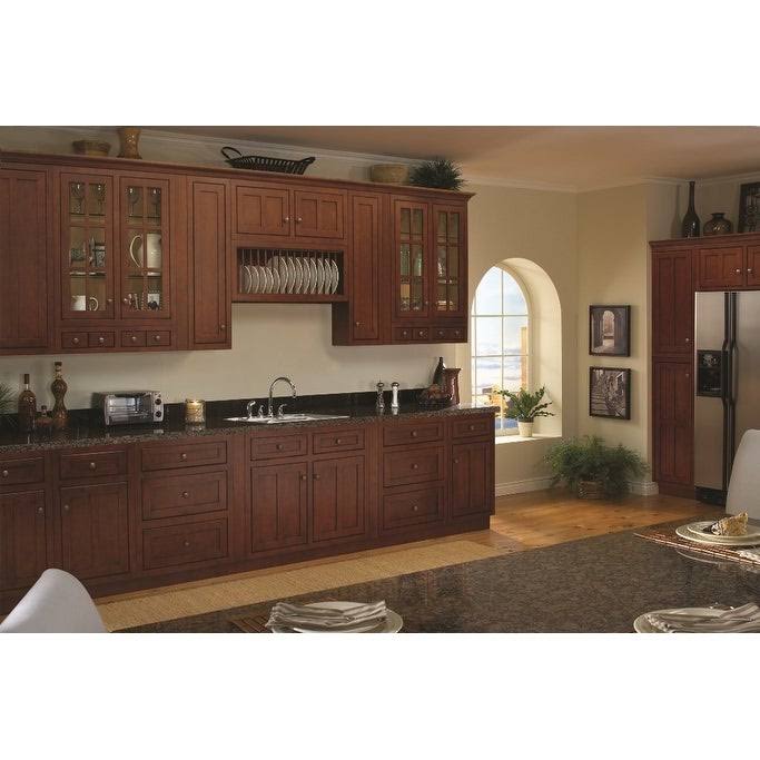 Cabernet Veneered Wall End Panel D2547