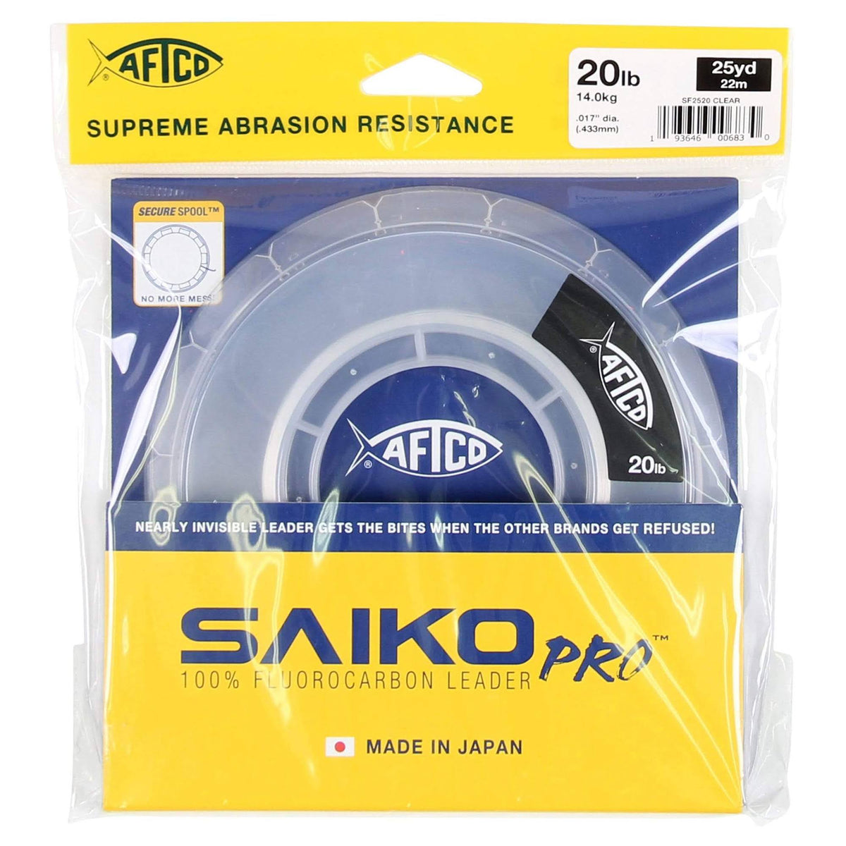 100 yd. Spool 80 lb. Test Clear Fluorocarbon Leader M691026