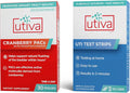Cranberry Supplement 30 Vegi Capsules + 3 Urine Test Strips E1198