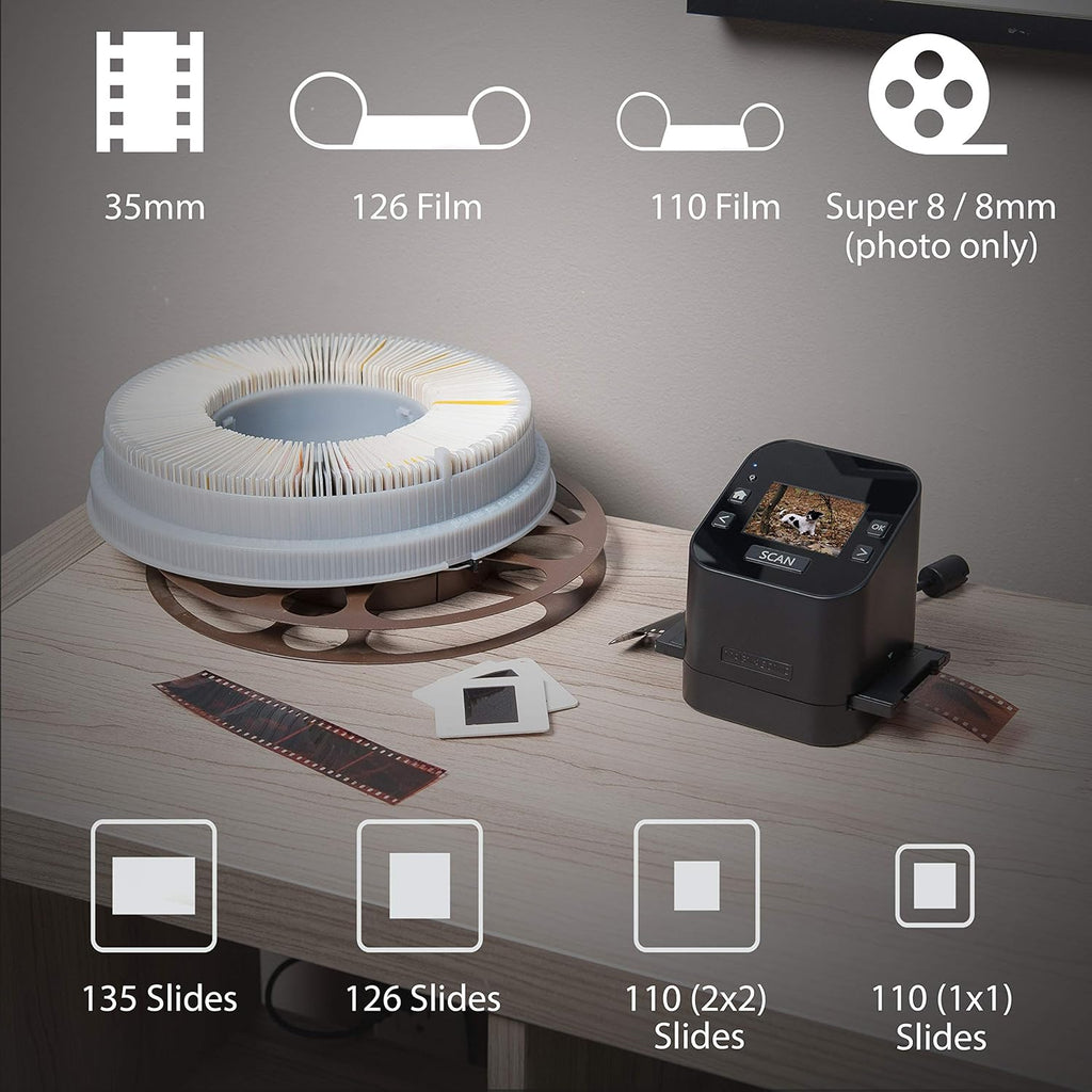 22MP Film & Slide Scanner with 2.4 LCD Screen I46571