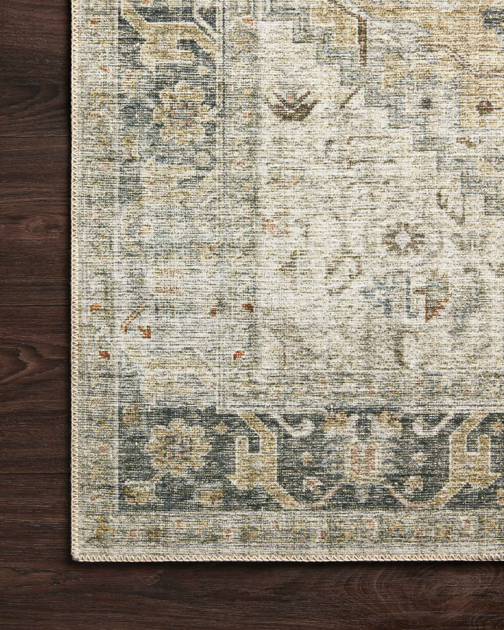 Natural Sand Oriental Area Rug 5' x 7' R924070