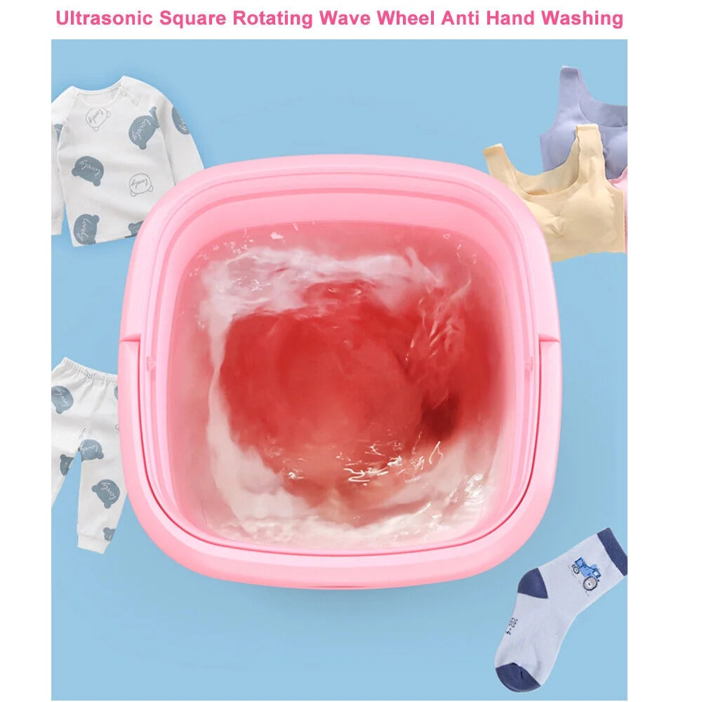 Foldable Clothes Washer with Dryer Bucket H3543