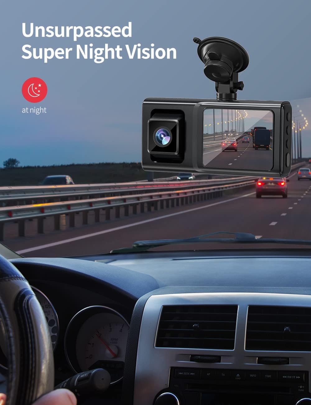 2.0" IPS Display Dual Dash Camera 1080P FHD Pack of 2 S718917