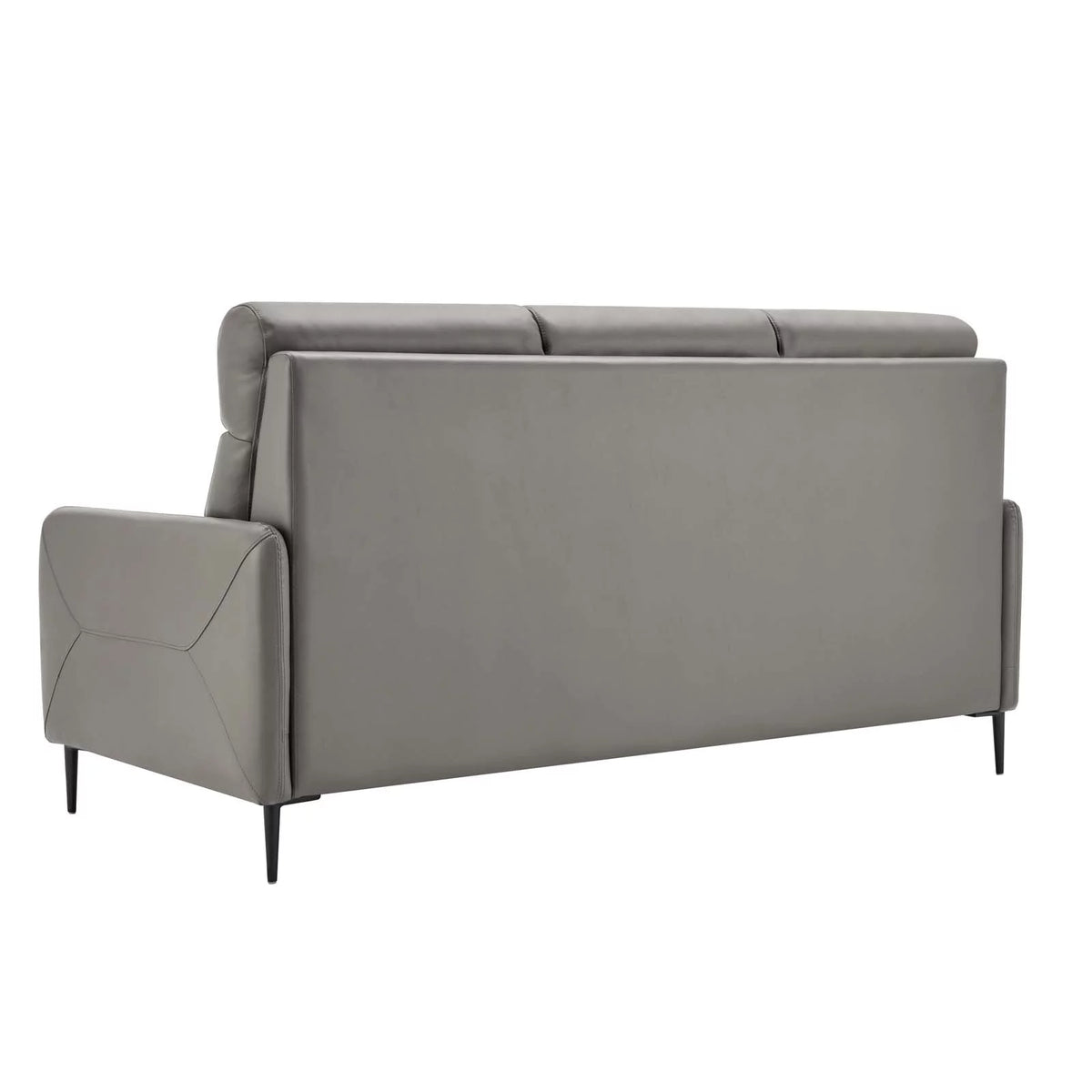 Grey Leather Sofa G2425