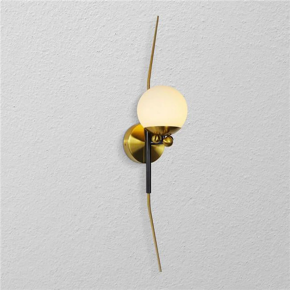 6 in. LED Wall Sconce with Glass Shade N350047