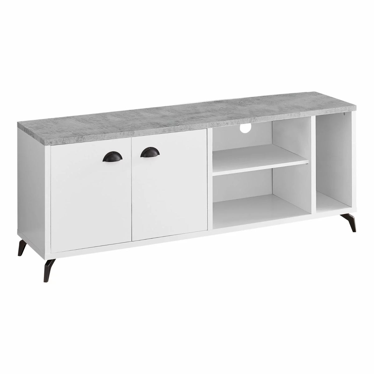 60 in. Tv Stand with 2 Doors and 3 Shelves A27921