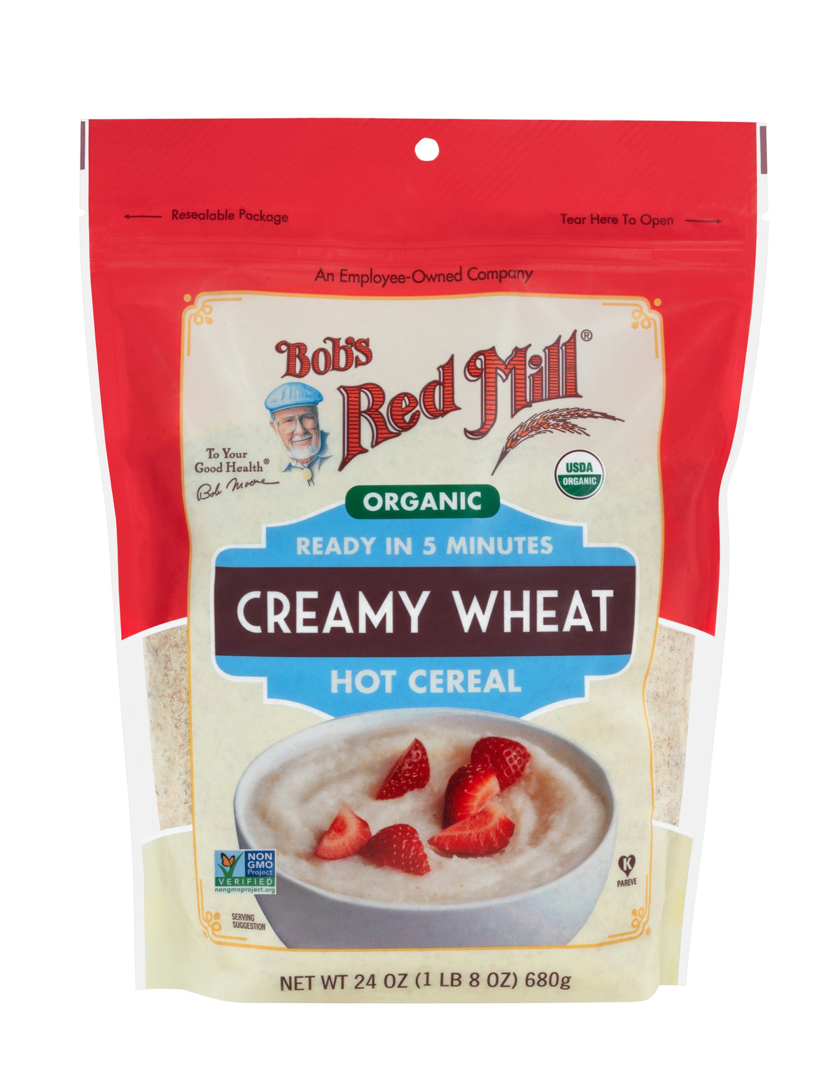 Organic Creamy Wheat Hot Cereal 24 oz F3470