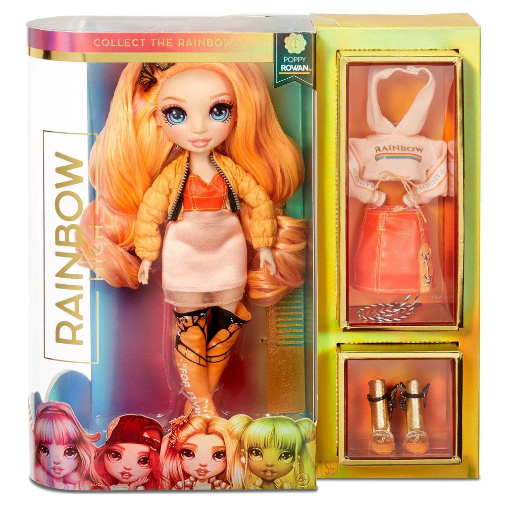 Orange Fashion Doll with 2 Outfits J61369