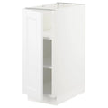 White Base Cabinet with Shelves X8934